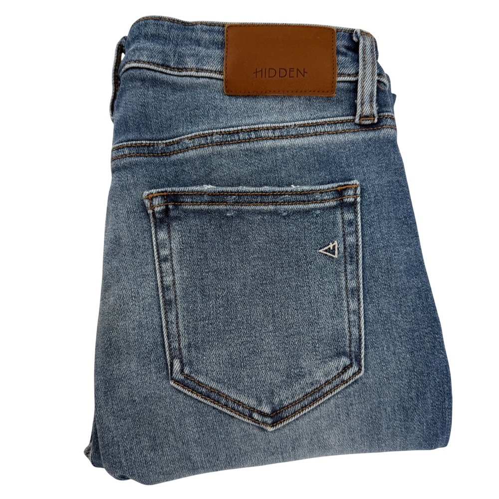 HIDDEN Jeans Distressed Medium Wash Denim Women's‎ Size 28 HD1326M-DK